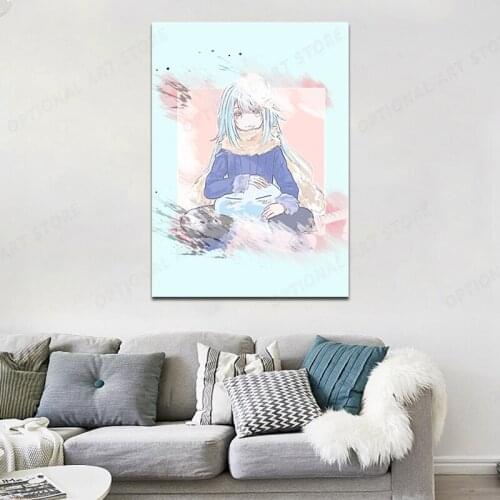 Tensei Shitara Slime Datta Ken Rimuru Anime Home Decor Canvas Painting Wall Pictures Living Room Decoration Art Posters Prints