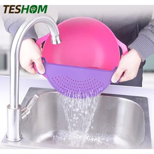TESHOM Plastic Colanders