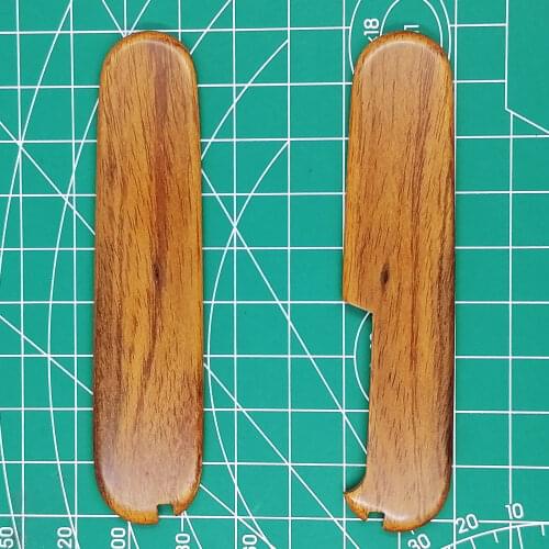 Desert Ironwood Handle Scales for 91mm Victorinox Swiss Army Knife EDC Mod