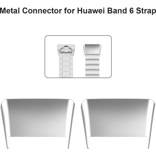 2Pcs/Lot Bracelet Watch Connector Watch Strap Replacement Accessories for Huawei Honor Band 6 Adapter Replacement