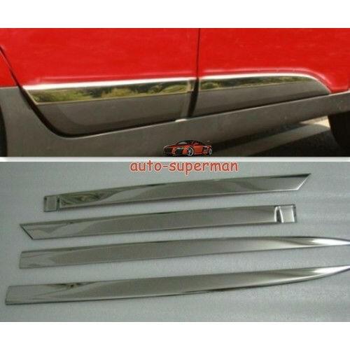 Fit For Hyundai TUCSON ix35 2010-up ABS body Side door Molding sill Chrome trim 4pcs