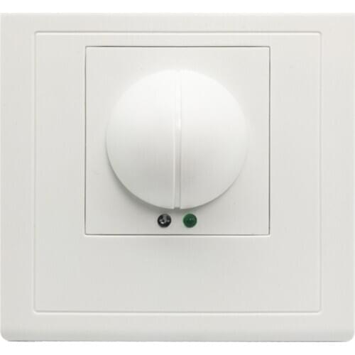 86*86 DC 12V-24V 5.8GHz Microwave Radar Sensor Body Motion HF Detector Light Switch Dry contact output