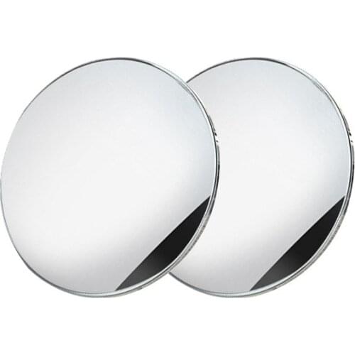 Car Rearview Mirror Small Round Mirror 360 Degree Rotatable Reverse Blind Spot Mirror Mirror Glass Small Round Mirror Auto Parts