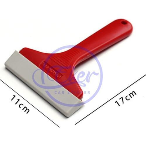 Free Shipping 1PC 17cm*11cm Scraper Window Scraper With Steel Blade Car Window Cleaning Tools Good Quality Car Squeegee Scraper