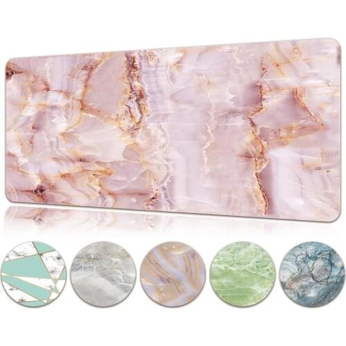 Marble Series Large Gaming Mouse Pad High Quality Leather Table Keyboard Big Mouse Pad Waterproof Mousepad XXL Pad Mouse Pad