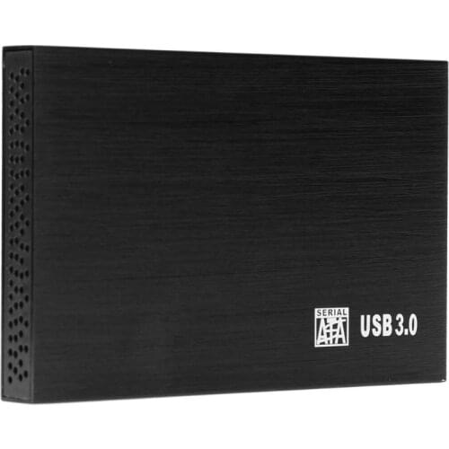 2.5inch SATA USB2.0/USB3.0 Hard Disk Case Aluminum Alloy Wire Drawing/ABS Fast Speed Swap HDD Enclosure External Hard Disk Box