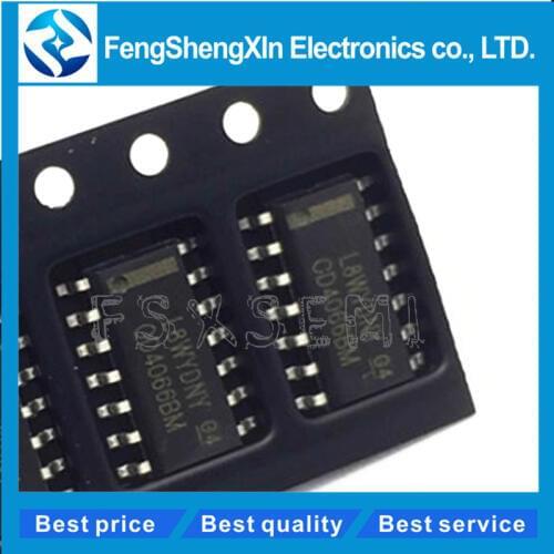 100pcs/lot NEW CD4066 CD4066BM SOP-14 CMOS QUAD BILATERAL SWITCH IC