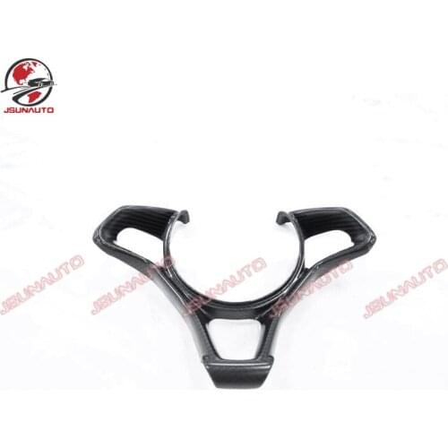 For 600LT OEM Style Real Dry Carbon Fiber Interior Steering Wheel Panel Cover Cap For Mclaren 540C 570S GT Spider