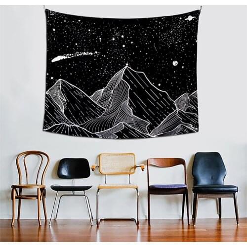 Mushroom Forest Castle Tapestry Fairytale Trippy Colorful Butterfly Wall Hanging Creative Tapestry for Home Dorm Fantasy Decor