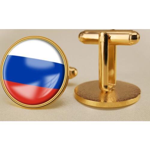 Coat of Arms of Russian Federation Russian Flag National Emblem Cufflinks