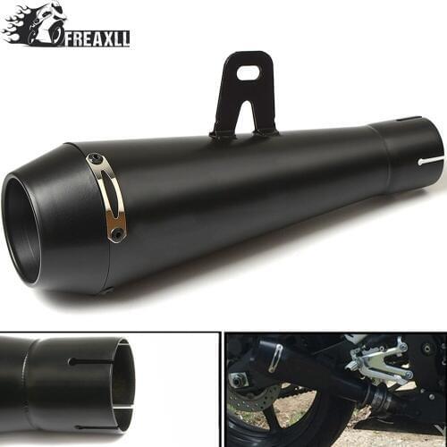 36-51MM Universal Motorcycle Exhaust Pipe Escape GP Moto Pot Muffler Slip on For honda shadow 600 bmw s1000r F800 kawasaki z650