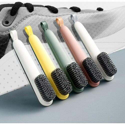 Multi-functional Sneaker Boot Shoe Brushes Cleaner Hangable Portable Travel Washing Brush Durable Household Cleaning Accessories