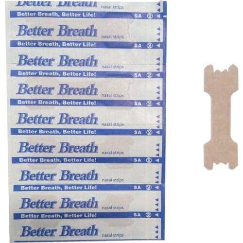 MQ 100pcs/lot Nasal Strips To Stop Snoring Improve Sleeping Anti-snoring Patches Stop Snore Better Breathe Health Care Product