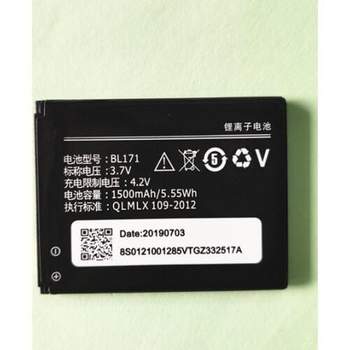 New 3.7V 1500mAh BL171 Battery For Lenovo A319 A60 A500 A65 A390 A368 A390T A356 A370E A376 BL 171 Phone Replace