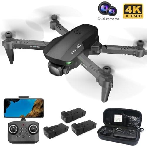 NYR 2021 New Mini Drone GD93 4K 1080P HD Camera WiFi Fpv Air Pressure Altitude Hold Foldable Quadcopter RC Drone Kid Toy GIft