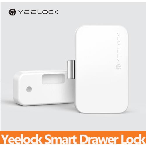 Original Xiaomi YEELOCK Smart Drawer Cabinet Lock Keyless Bluetooth APP Unlock Anti-Theft Child Safety File Security