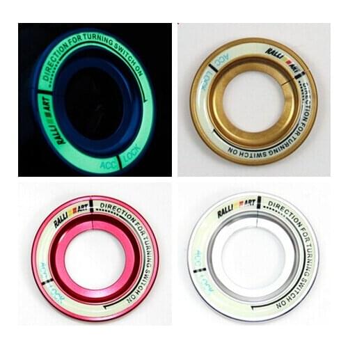 Car ignition key hole decoration for Mitsubishi ASX Outlander Lancer Evolution Pajero Eclipse Grandis FORTIS Zinger Mirage