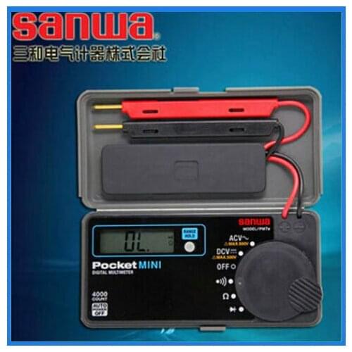 NEW Sanwa PM7A Pocket Mini Size Portable DMM 4000 Count DC AC