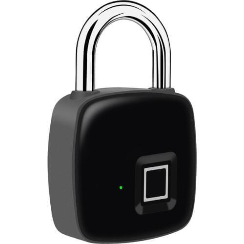 Bluetooth Rechargeable Smart Lock Keyless Fingerprint Lock IP66 Waterproof Anti-Theft Security Padlock Door Luggage Lock FLP3