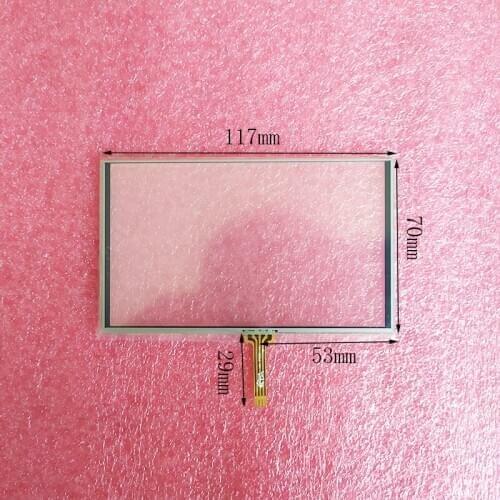New 5 inch 4Wire Resistive Touch Screen Panel Digitizer For HN-P050-14 117*70mm