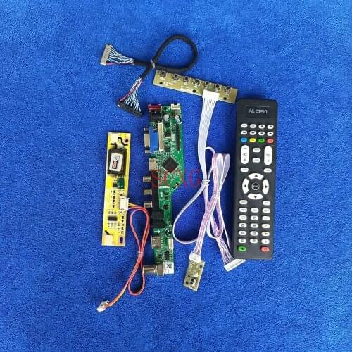 USB VGA HDMI-compatible 20 Pin LVDS Controller board For SVA150XG05TB/SVA150XG06TB/SVA150XG10TB 2CCFL 1024*768 KitSignal Analog