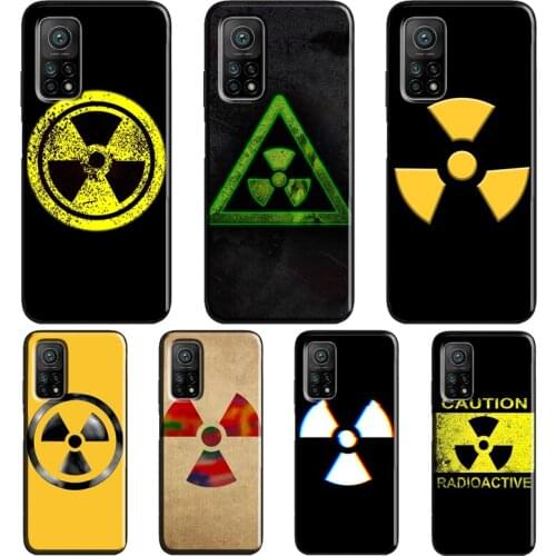 Nuclear Radiation Warning Sign For Xiaomi Mi 11 Ultra Note 10 Lite Mi 9T 10T Pro A3 Coque For POCO X3 Pro M3 F1 F3 Case