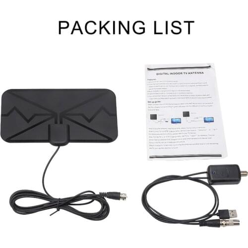 4K TV Antenna With Amplifier 3600 Miles TV Antenna Upgraded Newest HDTV Indoor Digital Amplified TV Antennas 1PC