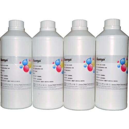 1000ml x 4 Colors Compatible for Epson 7500/9500/10000CF/10600 Digital Textile Printing Sublimation ink