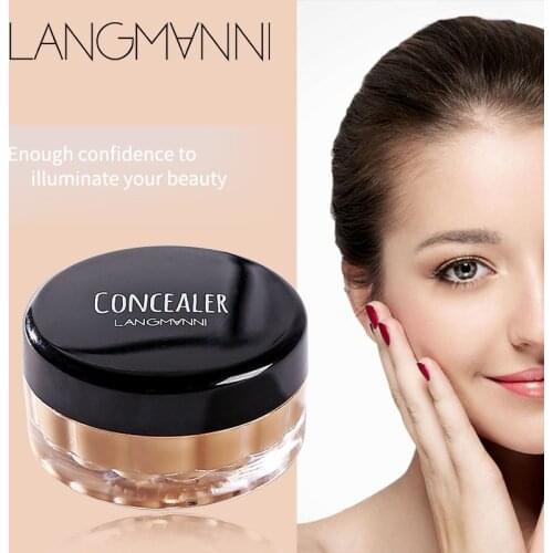 12 Colors Whitening Concealer Oil Control Moisturizing Brighten Skin Tone Repair Powder Lasting Without Makeup Makeup Foundation