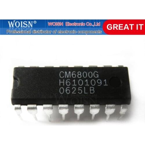 2pcs/lot CM6800TX CM6800AG CM6800G CM6800 DIP-16 In Stock