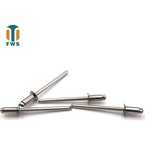 20PCS M4.8 10-20mm Multi Size GB /T 12617.4 DIN EN ISO 15984 Stainless Steel Countersunk rivets for Furniture Car Aircraft