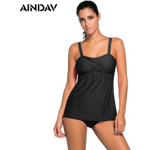 2019 Large Size Swimwear Female Swimsuit With Short Tankini Set Beach Sexy Bikini 2019 Swimming Suit For Women Bathing Suits