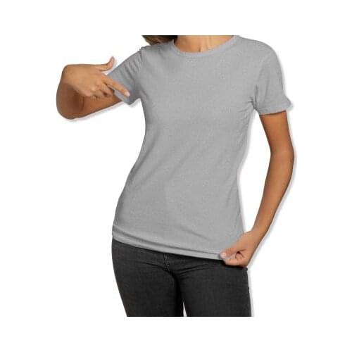Eight-womens basic cotton T-shirt