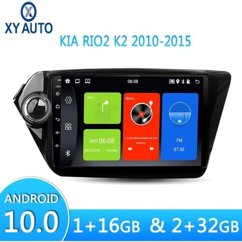 9 inch Android 10 Multimedia Player For Kia Rio2 K2 2010-2015 Car HD Touch Screen Radio Stereo GPS Navigation Wifi Bluetooth Car