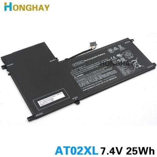 HONGHAY AT02XL Battery For HP ElitePad 900 G1 Table HSTNN-C75C HSTNN-IB3U 685368-1C1 685987-001 7.4V 25Wh AT02025XL Laptop