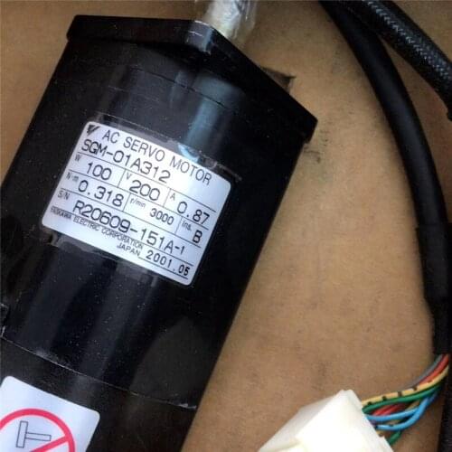 Used Tested Working AC SERVO MOTOR SGM-01A312