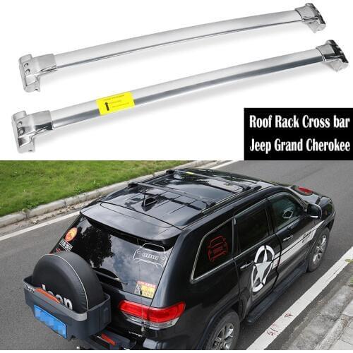 Aluminum Alloy Roof Rack For JEEP Grand Cherokee 2011-2020 Rails Bar Luggage Carrier Bars top Cross bar Rack Rail Boxes