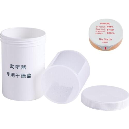 Hearing Aid Dry Jar Drying Capsule Dehumidifier Dryer Case Moisture Proof Protects Components For Hearing Aid Drying Box Pallet