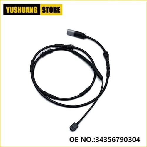 2PCS Rear Brake Disc Pad Wear Sensor For BMW X3 F25 X4 F26 2010-2018 OEM# 34356790304