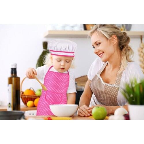 Childrens Apron Cake Baking Cooking Tools Kitchen Toys Play House Play Cooking Set 11 Pieces