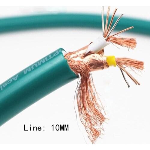 Hi-End Ortofon 8N Copper Audio Interconnect Cable Bulk Audio RCA XLR Cable for HiFi line wire