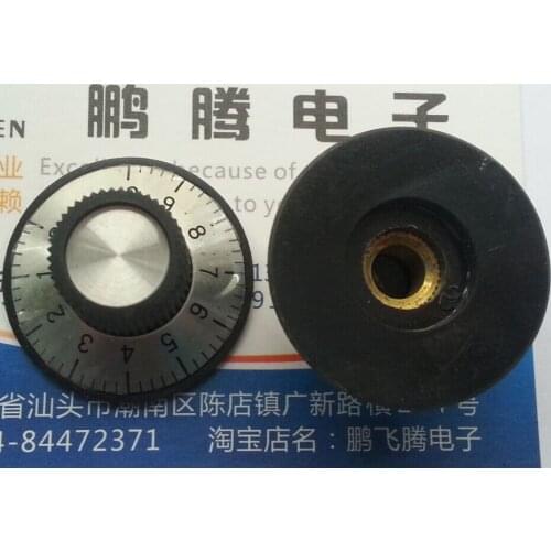 1PCS Japan TOYA TK-1132C potentiometer knob cap 0-10 digital potentiometer cap inner diameter 6mm