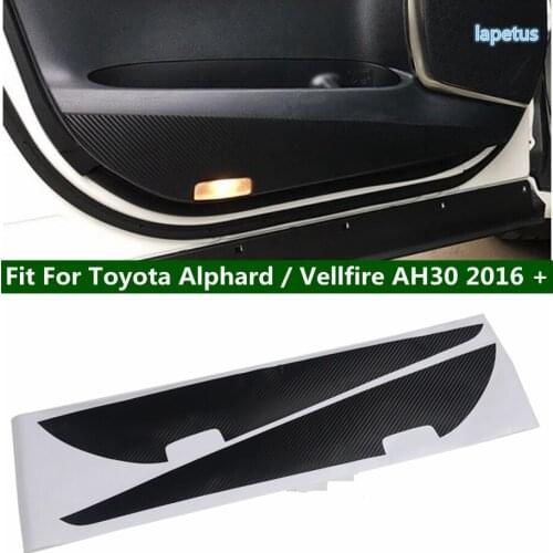 Lapetus Side Door Anti-dirty Anti-Kick Pad Protection Cover Mat Film Stickers Fit For Toyota Alphard / Vellfire AH30 2016 - 2020