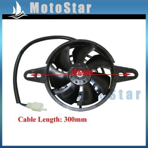 Oil Cooler Water Cooler New Electric Radiator Cooling Fan For Chinese ATV Quad Go Kart Buggy Motorcycle 150cc 200cc 250cc