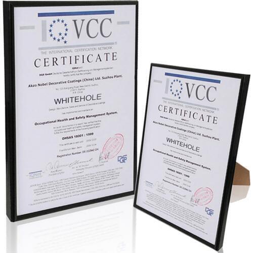 Desktop Metal Photo Frame Picture Frame 9x13 13x18 21x30cm Pleix Glass Inside Classic Minimalist Poster Frame Certificate Frame