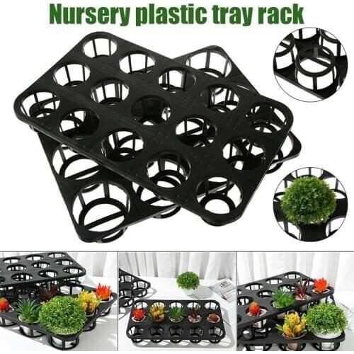 12-Hole/15-Hole Seed Grow Racks Planting Tray Germination Holder Basin Bracket Nursery Pots SAL99