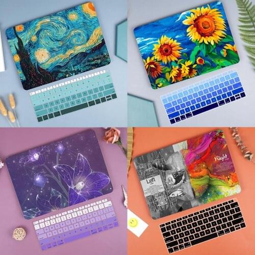 Redlai Oil Painting Plastic Hard Case for MacBook Air 13 Inch A2337 A2179 A1932 Laptop Cover Pro 13 16-inch AA2338 A2289 A2141