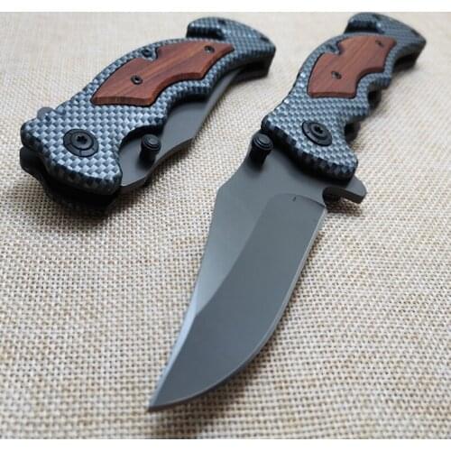 High Quality Damascus Steel Outdoor Tactical Camping Hunting Survival Pocket Knives Folding Knife Defense Tool EDC Multi Knives