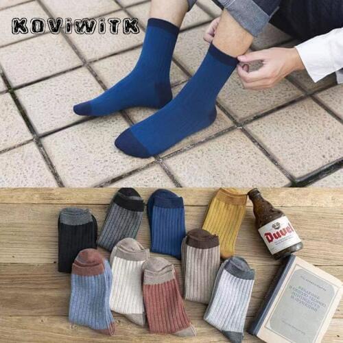 Winter Black thick Socks for Women solid sports short yellow Sock Stylish Funny Cotton Lady Socks girl harajuku Warm Female Sox