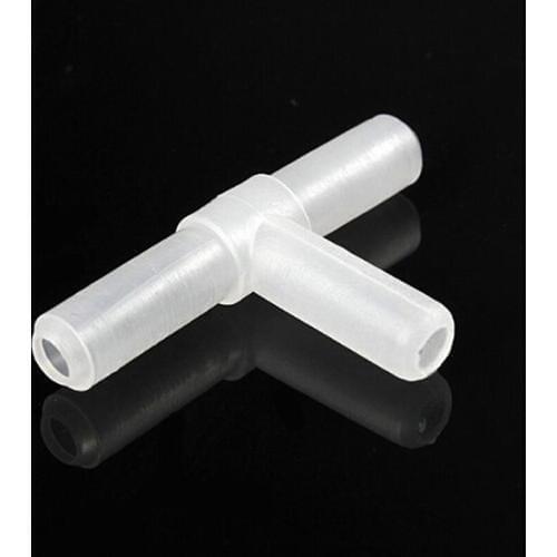 10pcs/lot Aquarium Plastic 3-Way T shape Connectors For Fish Tank Aquarium Air Pump Line Tubing Joints Air Pump Accessories
